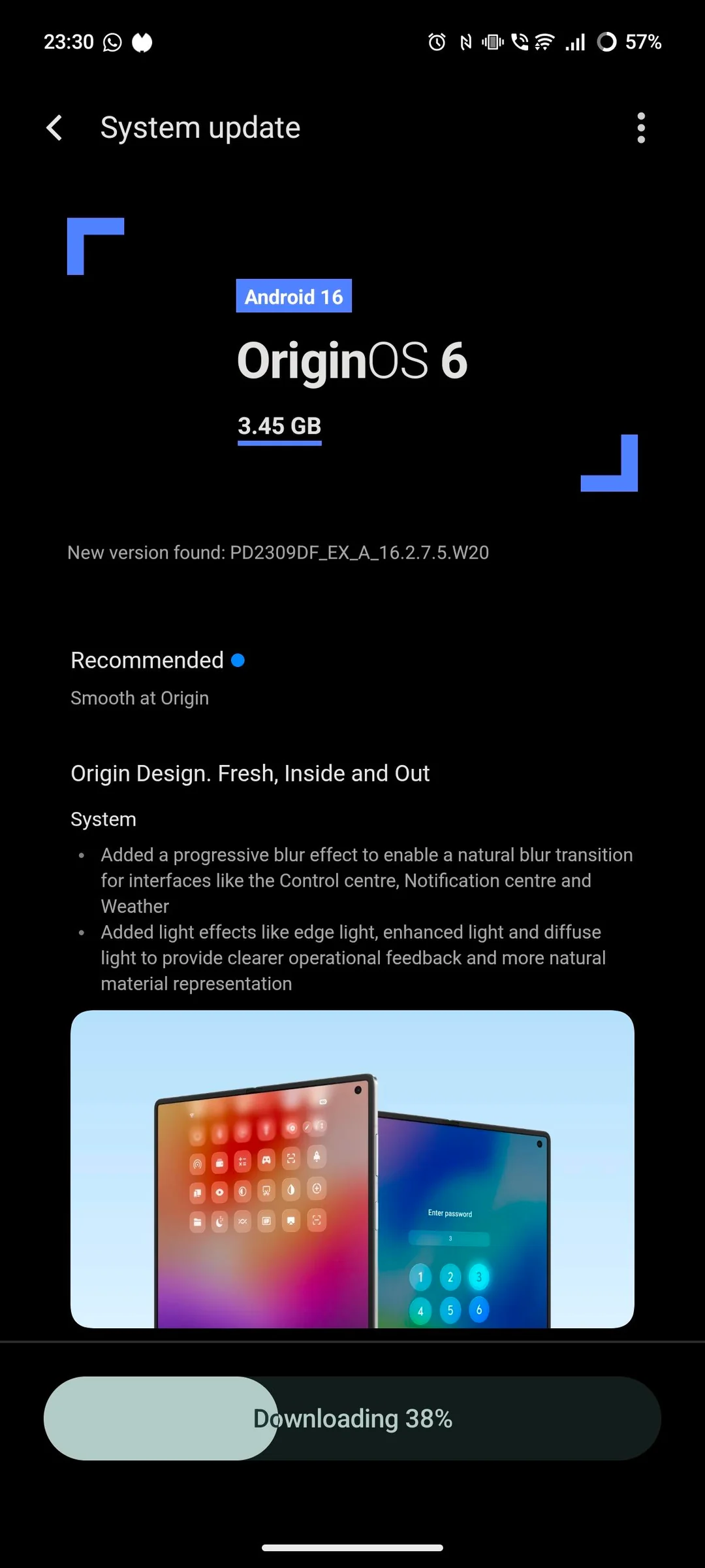 Vivo X100 OriginOS 6 update