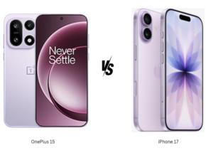 OnePlus 15 vs iPhone 17