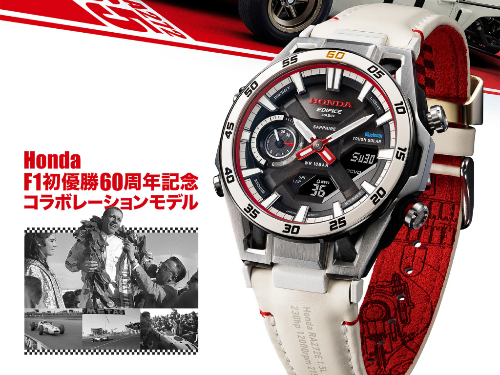 EDIFICE Honda F1初優勝60周年　ECB-2300HR-1AJR ECB-2300HR-1A | CASIO