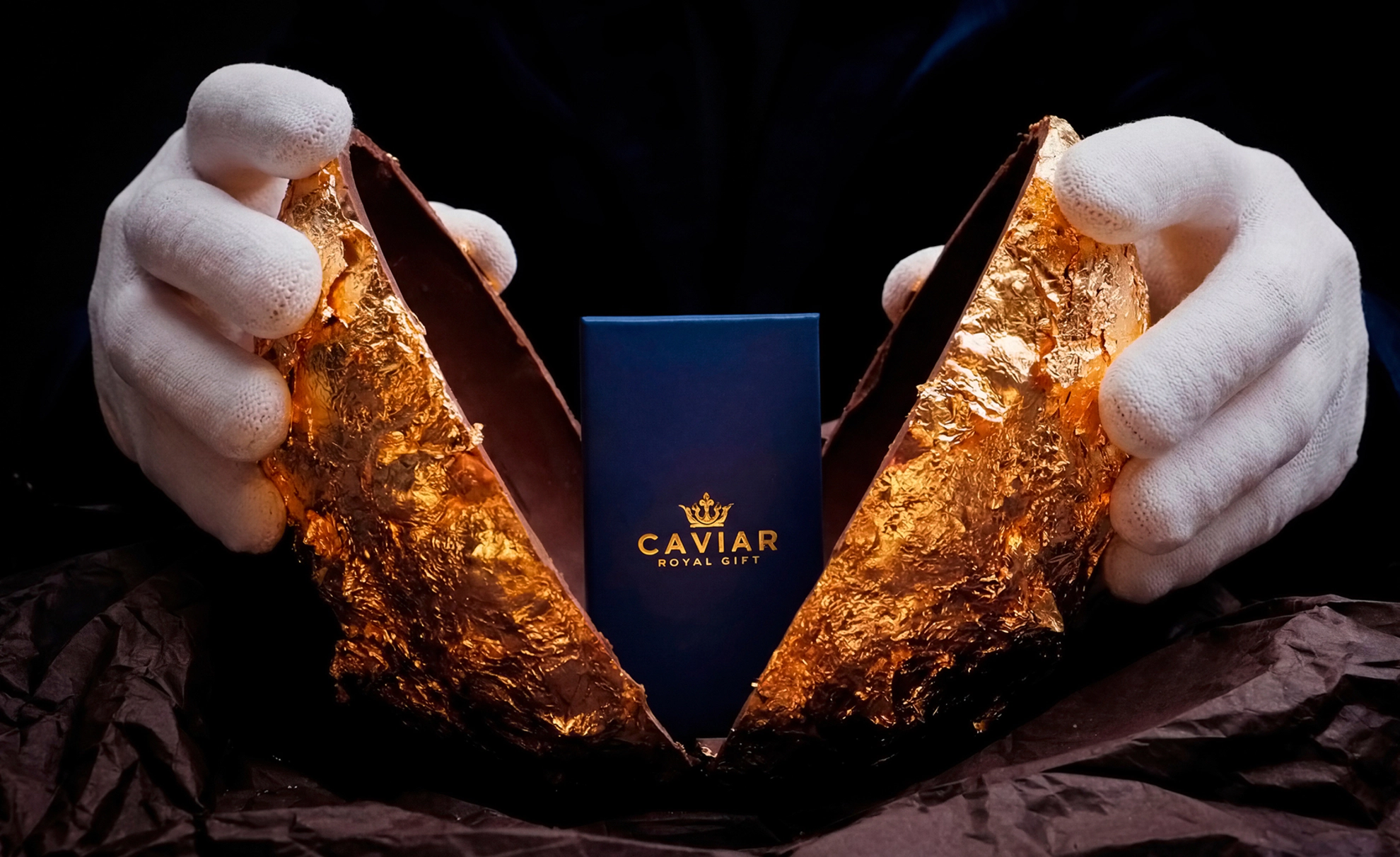 Caviar just launched a $12k chocolate egg that hides a golden phone