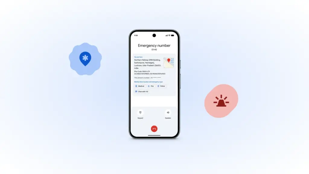 Google Emergency Location Service India