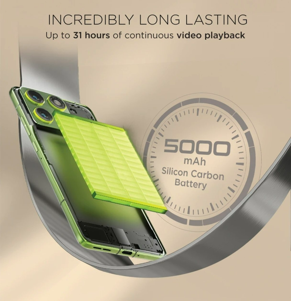Motoroal Edge 70 battery