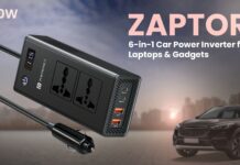 Portronics launches Zaptor 200W car inverter with dual AC sockets and six outputs Portronics Zaptor