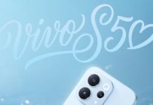 Vivo S50 design, four color variants revealed ahead of its official launch Vivo S50 - Serene Blue