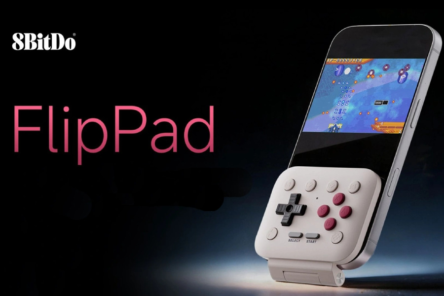 8BitDo’s FlipPad is a portrait gaming controller for both Apple and Android phones