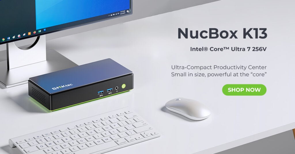 Gmktec launches NucBox K13 Mini PC with Intel Core Ultra 7 256V, 115 TOPS AI power & USB4