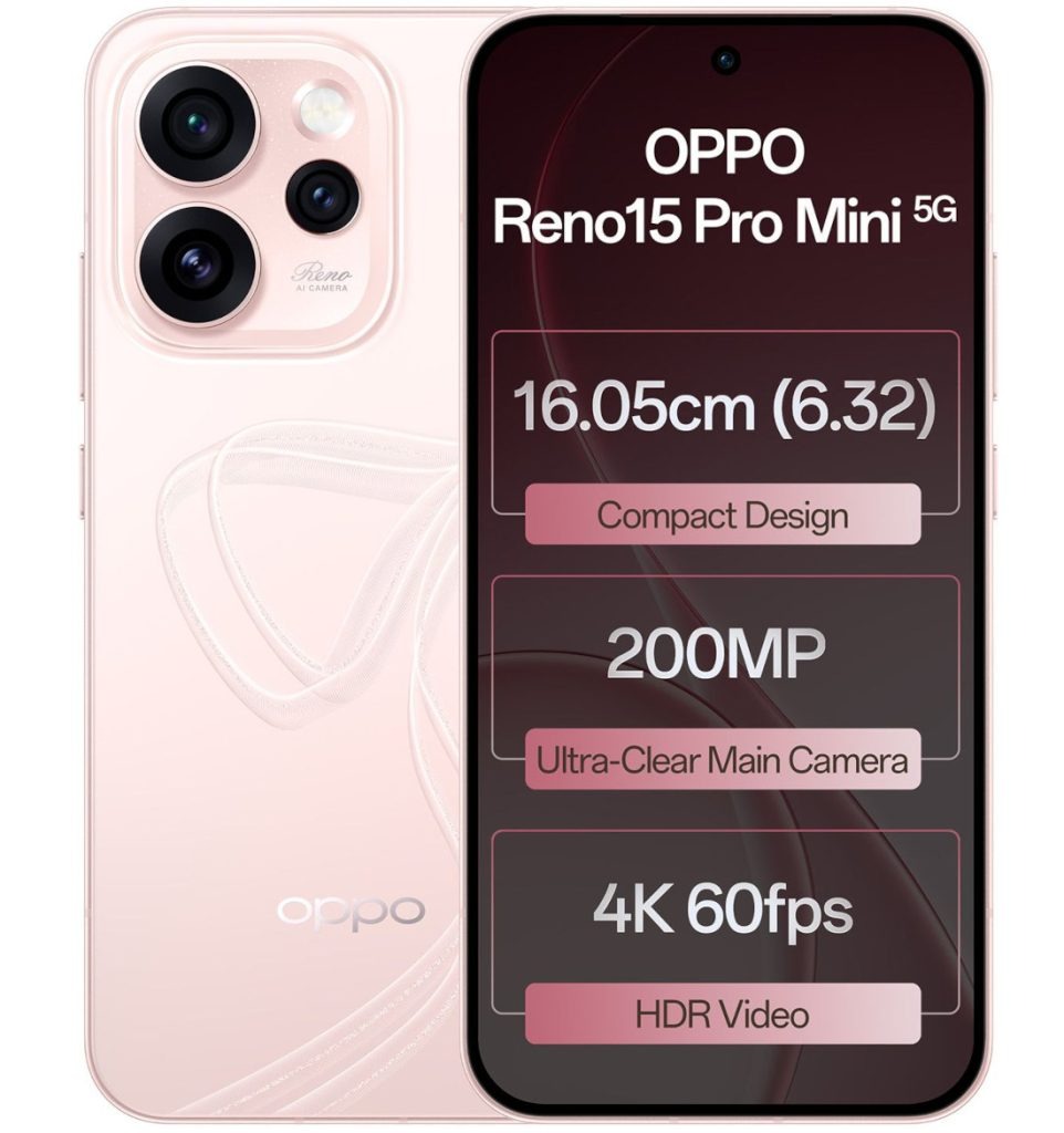OPPO Reno15 Pro Mini Crystal Pink