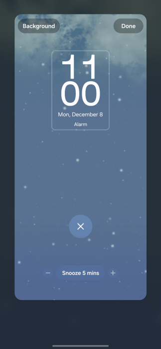 One UI 8.5 lock screen weather UI