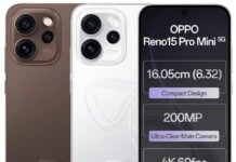 Oppo launches new Reno 15 Pro Mini compact phone with 200MP camera & big 6,200mAh battery Oppo Reno 15 Pro Mini
