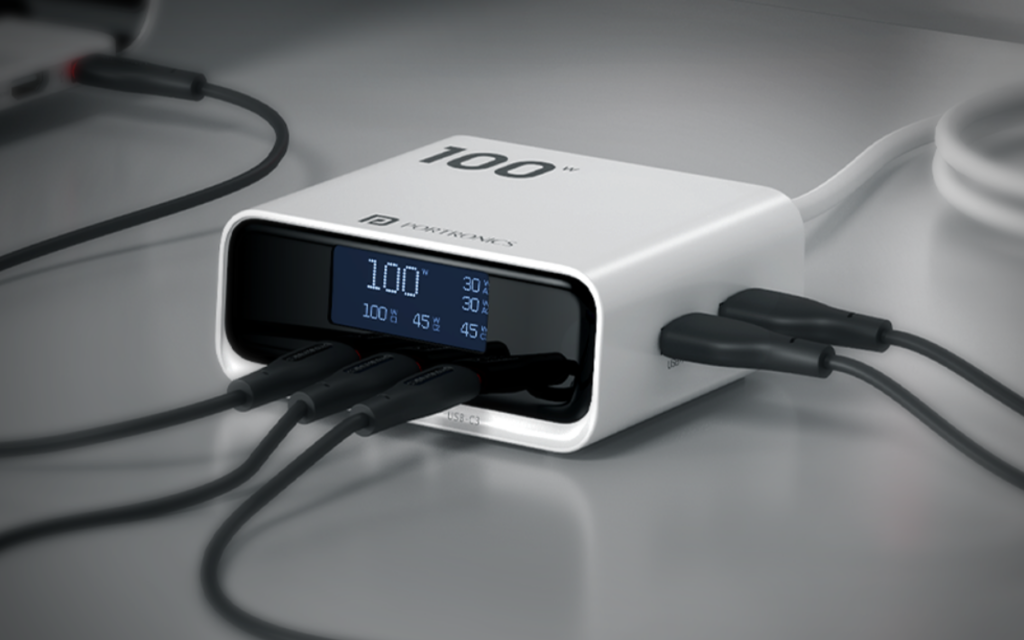 Portronics Adapto 100D desktop charger