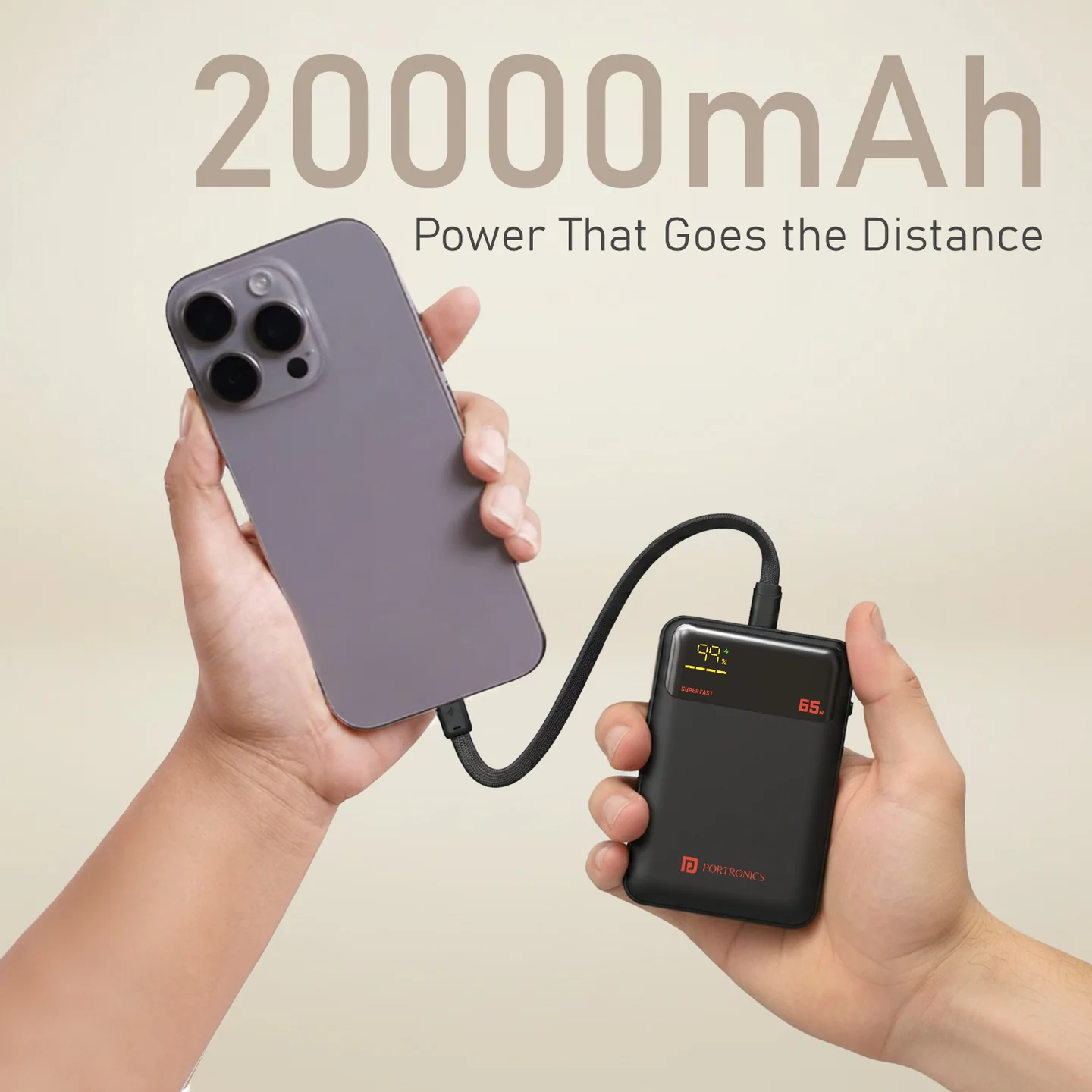 Portronics Ignis 65 power bank