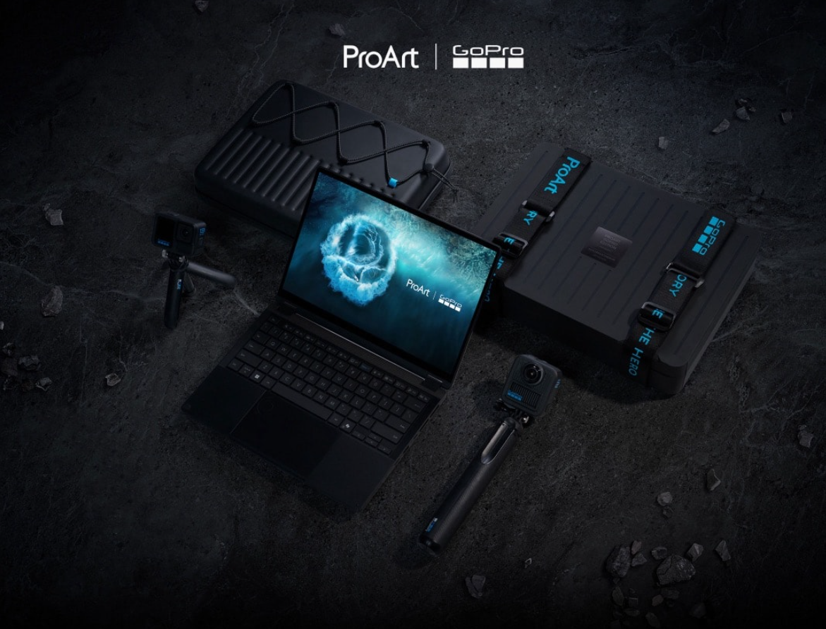ASUS and GoPro Team Up on ProArt PX13, a Rugged AI Laptop Built for Mobile Creators