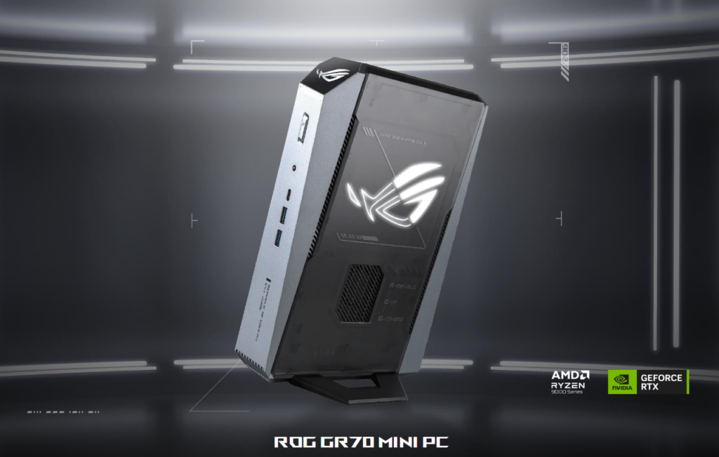 ASUS ROG GR70 Gaming Mini PC Front View