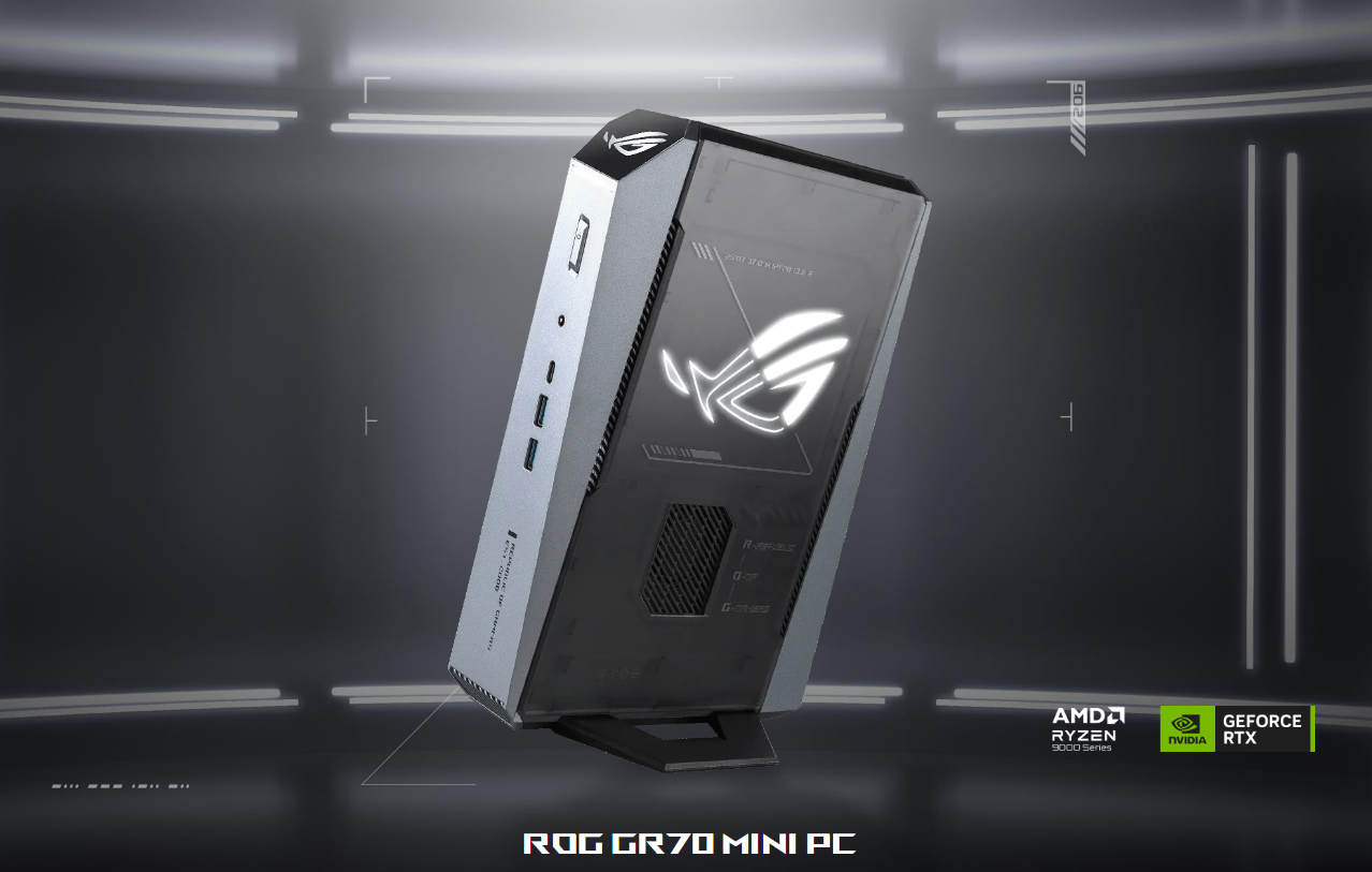 ASUS ROG GR70 Is a Gaming Mini PC With Ryzen 9 and RTX 5070 Graphics