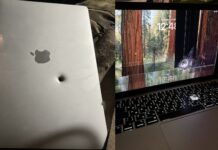 MacBook Air hit by artillery fragment reportedly kept working