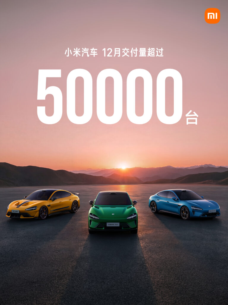 Xiaomi Auto December Report