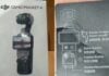 DJI Osmo Pocket 4 retail packaging box leaks, revealing design and key features