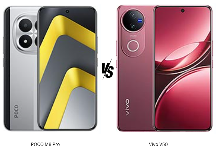 POCO M8 Pro vs Vivo V50 5G: The Better Phone Isn’t the Costlier One