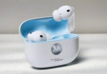 Moto Buds 2 Plus appear in renders, revealing a vertical layout and two color options