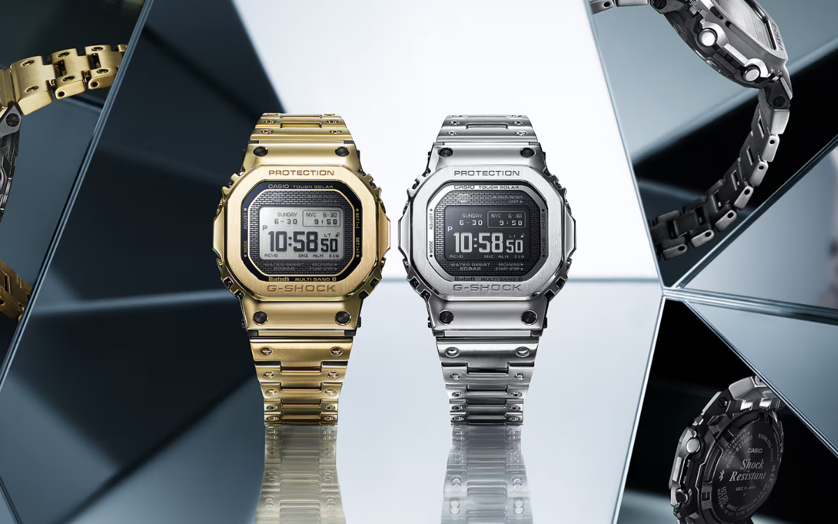Casio launches new GMWBZ5000 G-Shock metal watches in the US with MIP LCD and solar power
