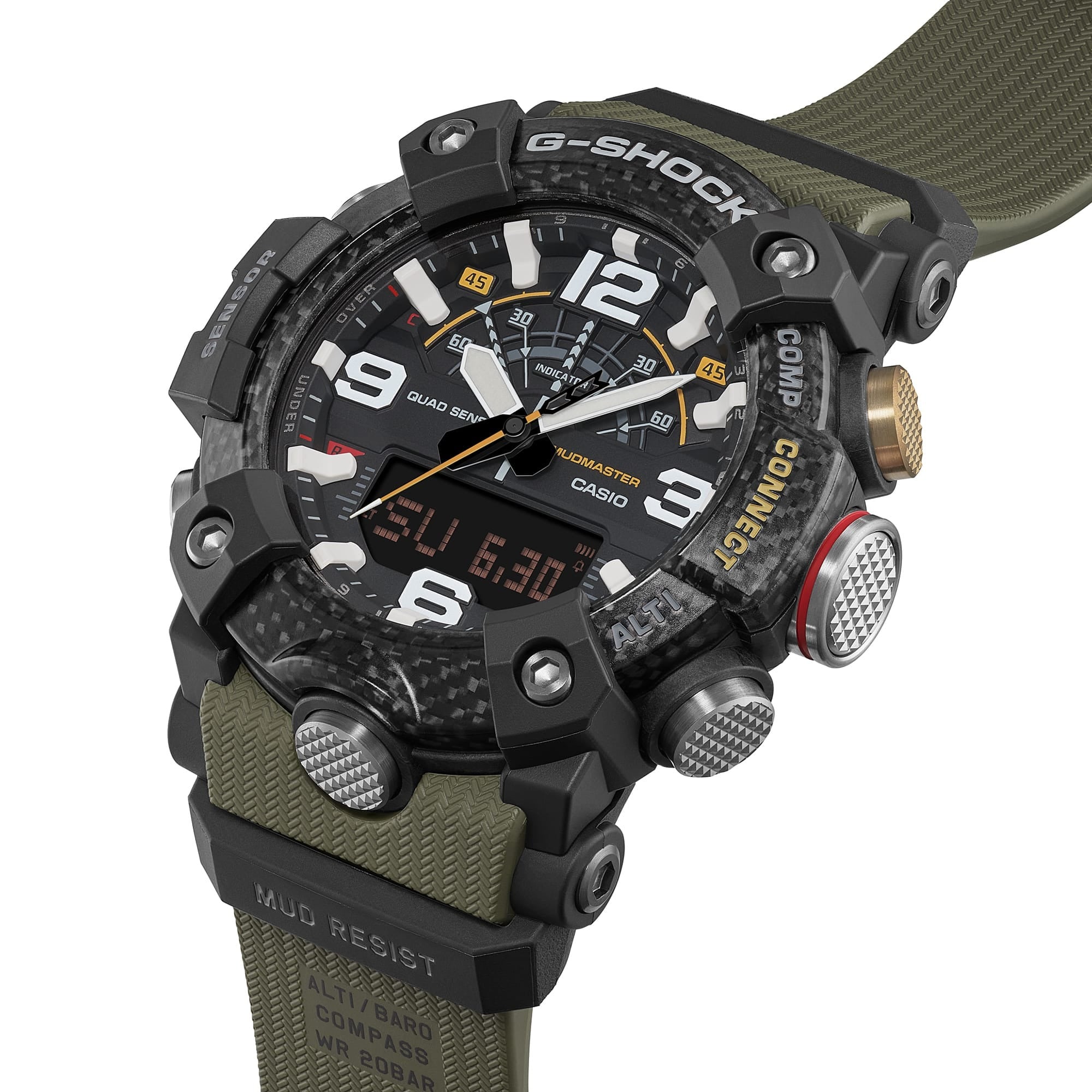 Casio G-Shock Mudmaster GG-B100X Watches Launch in the UK with Carbon Fiber Bezel and Rugged Outdoor Sensors