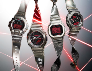 New Metal Casio G-Shocks with Red Displays