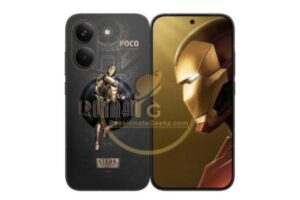 Poco X8 Pro Iron Man Edition leaks in grey and gold
finish