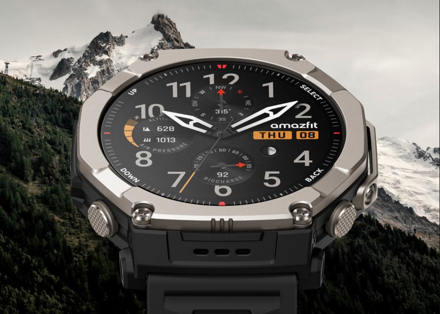 Amazfit T-Rex Ultra 2 Leaks With 3,000-Nit AMOLED Display, Titanium Build & 6 Satellite GPS Support