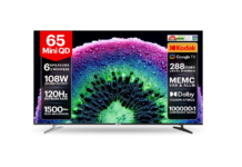 Kodak IconiK 65-inch Mini QD TV Offers 1500 Nits Brightness and 108W Sound Output Kodak IconiK 4K Mini QD Google TV