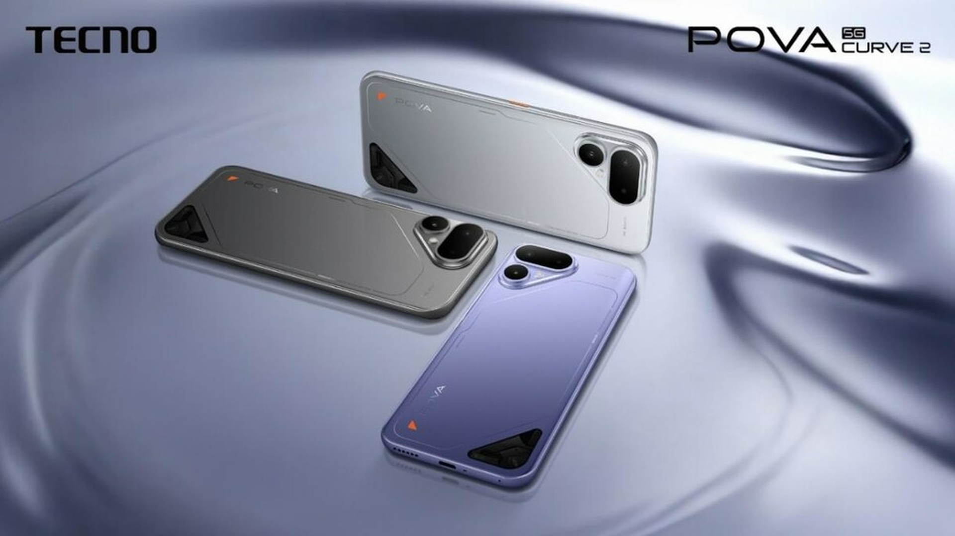 Tecno Pova Curve 2 5G debuts with 8,000mAh battery, 144Hz curved AMOLED screen