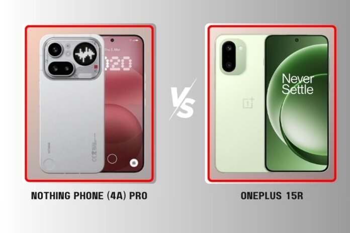 Nothing Phone (4a) Pro vs OnePlus 15: Similar price, but who is the winner?