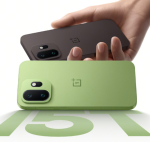 OnePlus 15T confirms design in green, brown shades