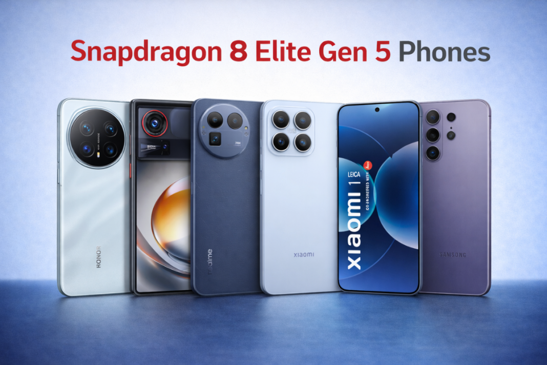 Every Snapdragon 8 Elite Gen 5 phone so far: Complete list - Gizmochina