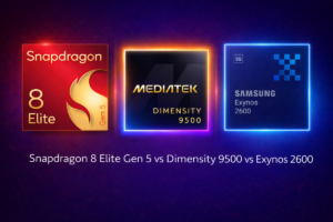 Snapdragon 8 Elite Gen 5 vs Dimensity 9500 vs Exynos 2600 comparison