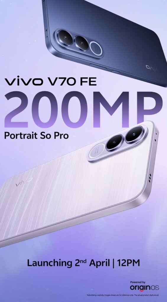 VVivo V70 FE launch date