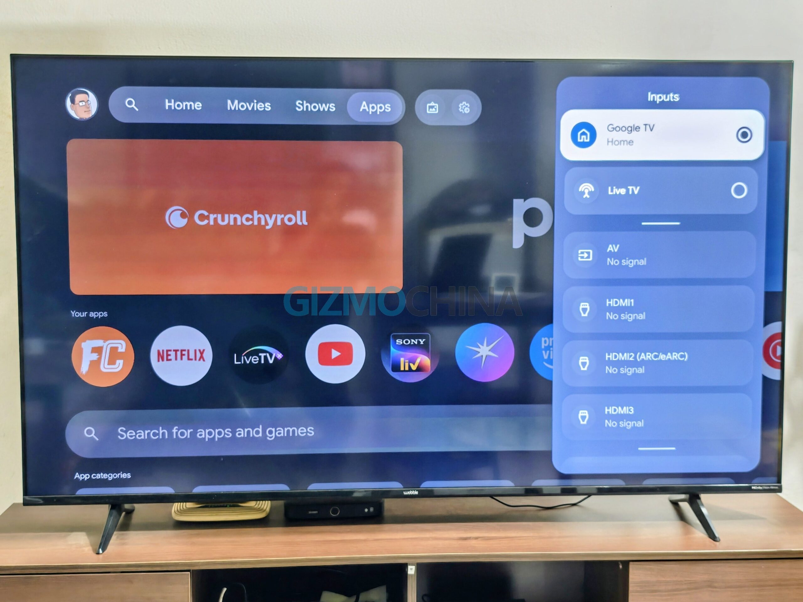 Wobble K-series 65-inch TV 