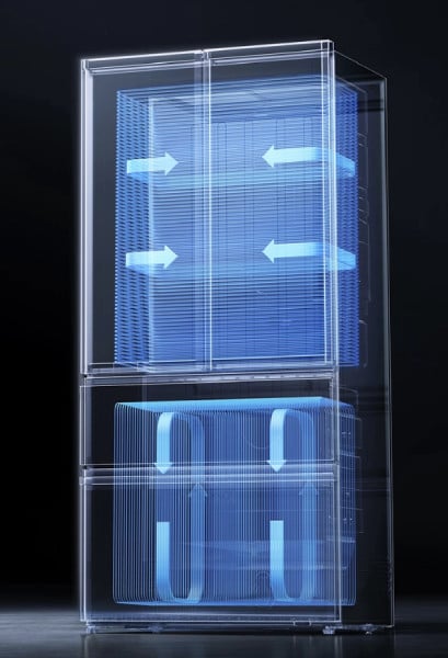 Xiaomi Mijia Refrigerator Pro Dual System French Flat‑Mounted 560L compartments