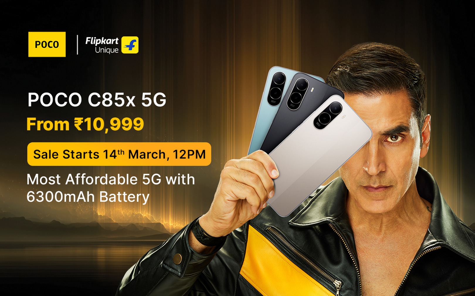 POCO C85x 5G Unveiled in India With HyperOS, 120Hz Display, and 6300mAh Battery