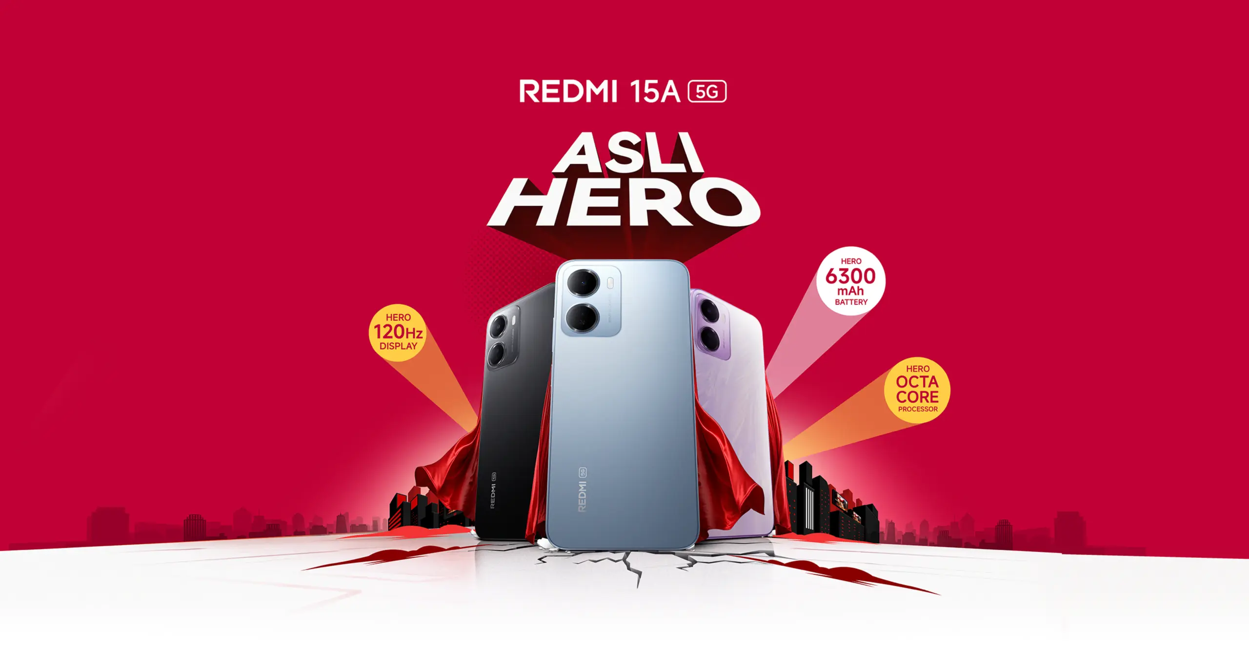 Redmi 15A 5G launches in India with Unisoc T8300 chip, 6300mAh battery, 120Hz display