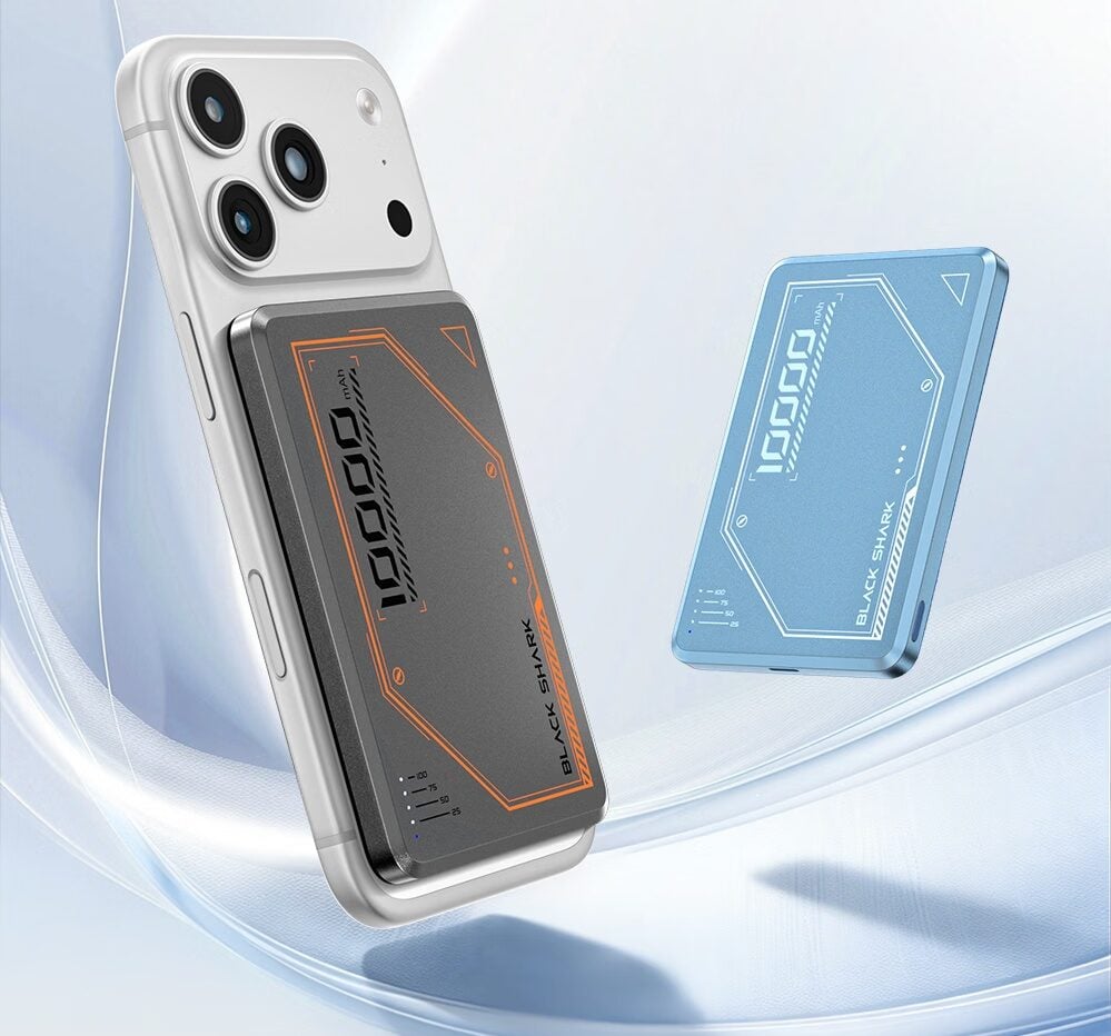 Xiaomi Unveils Black Shark Blade 2+ Magnetic Power Banks with Up to 22.5W Charging