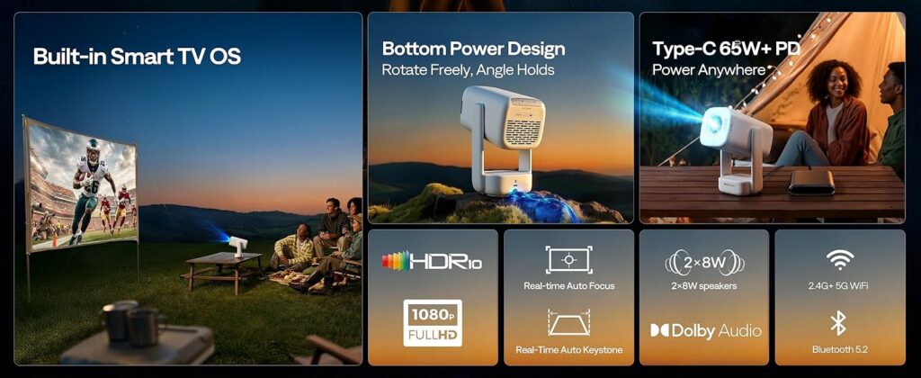 Aurzen Eazze D1 Air portable projector