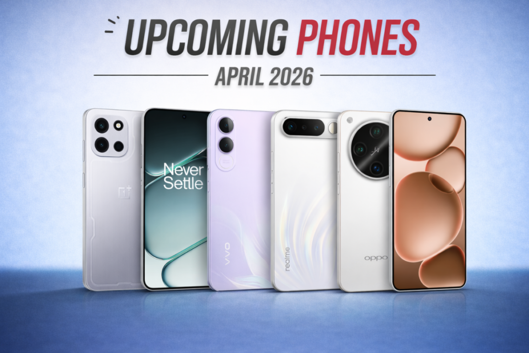 Top 5 upcoming smartphone launches in April 2026 - Gizmochina