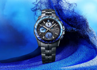 Casio launches three Oceanus limited edition watches inspired by Japanese Awa Indigo Casio-OCW-S6000AP-1AJR