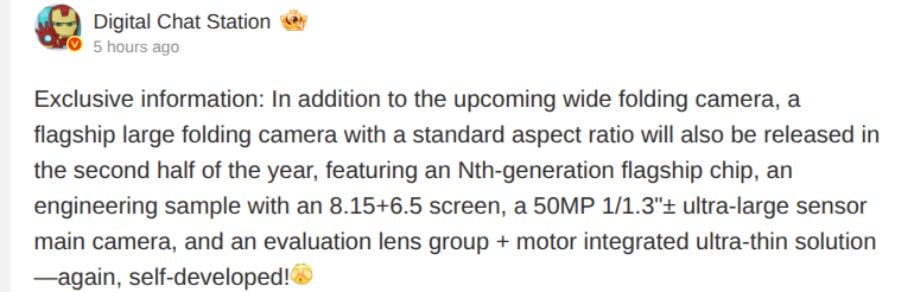 Huawei Mate X8 foldable leak