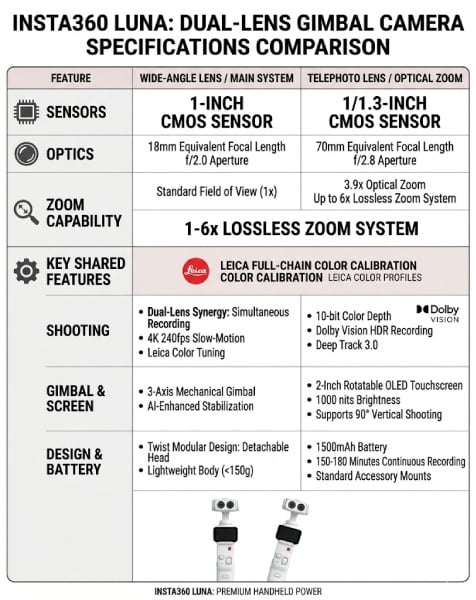 Insta360 Luna Specs Leak