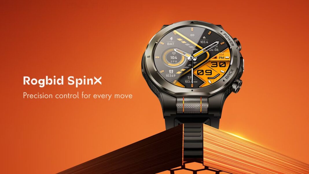 22 Spinx Rogbid launches SpinX smartwatch with optical scroll wheel, 1100mAh ...