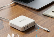 Stuffcool Zeno 100W Desktop Charger Launched in India with Retractable USB-C Cable & 4 Outputs Stuffcool Zeno 100W Charging Station