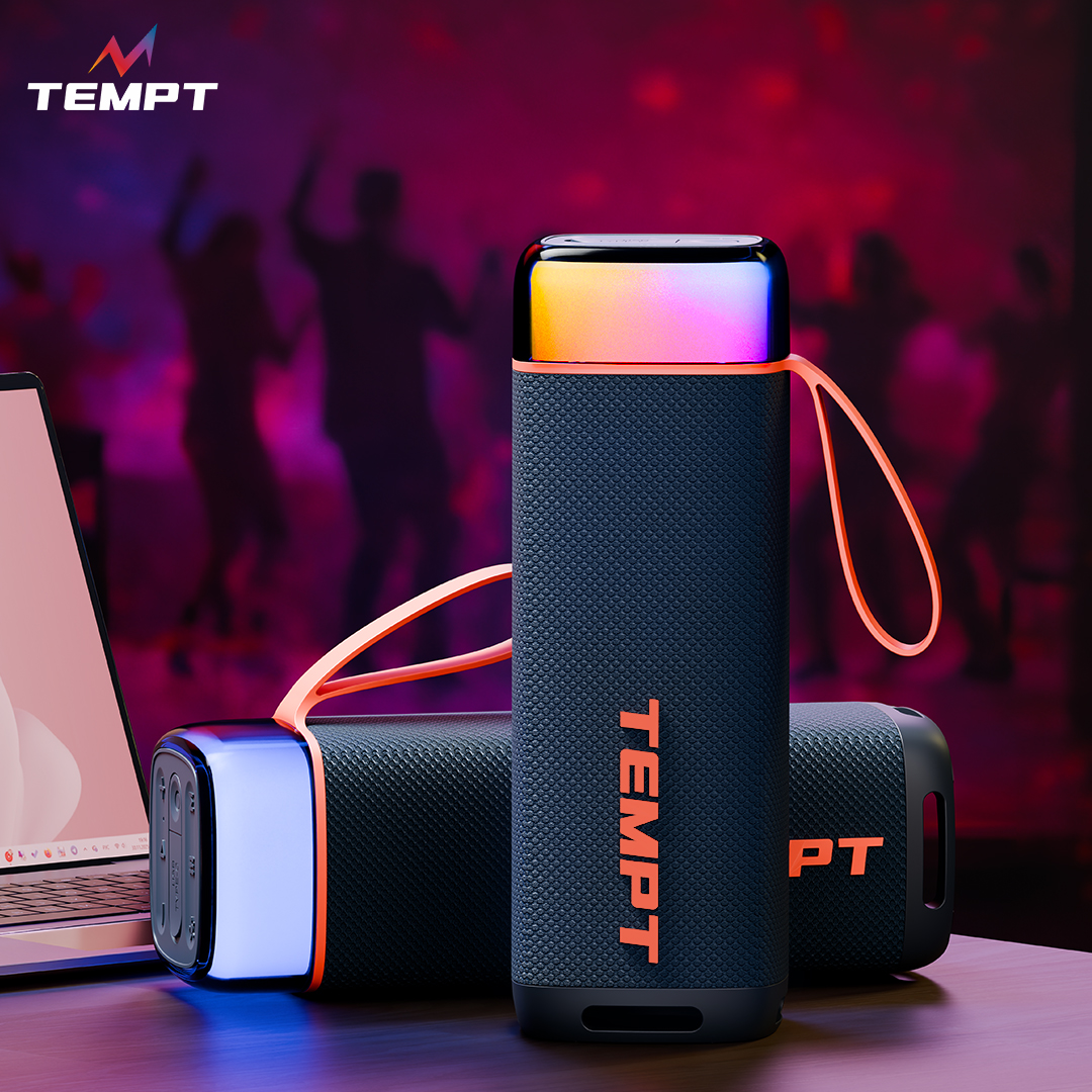 TEMPT Enigma Speaker Debuts with 30W Output, TWS Stereo Mode, and 12-Hour Battery