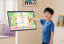 ZTE launches multi-use 5G smart screen with touch, camera and wheels ZTE-Free-Screen-F10