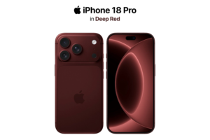 iPhone 18 Pro in Deep Red